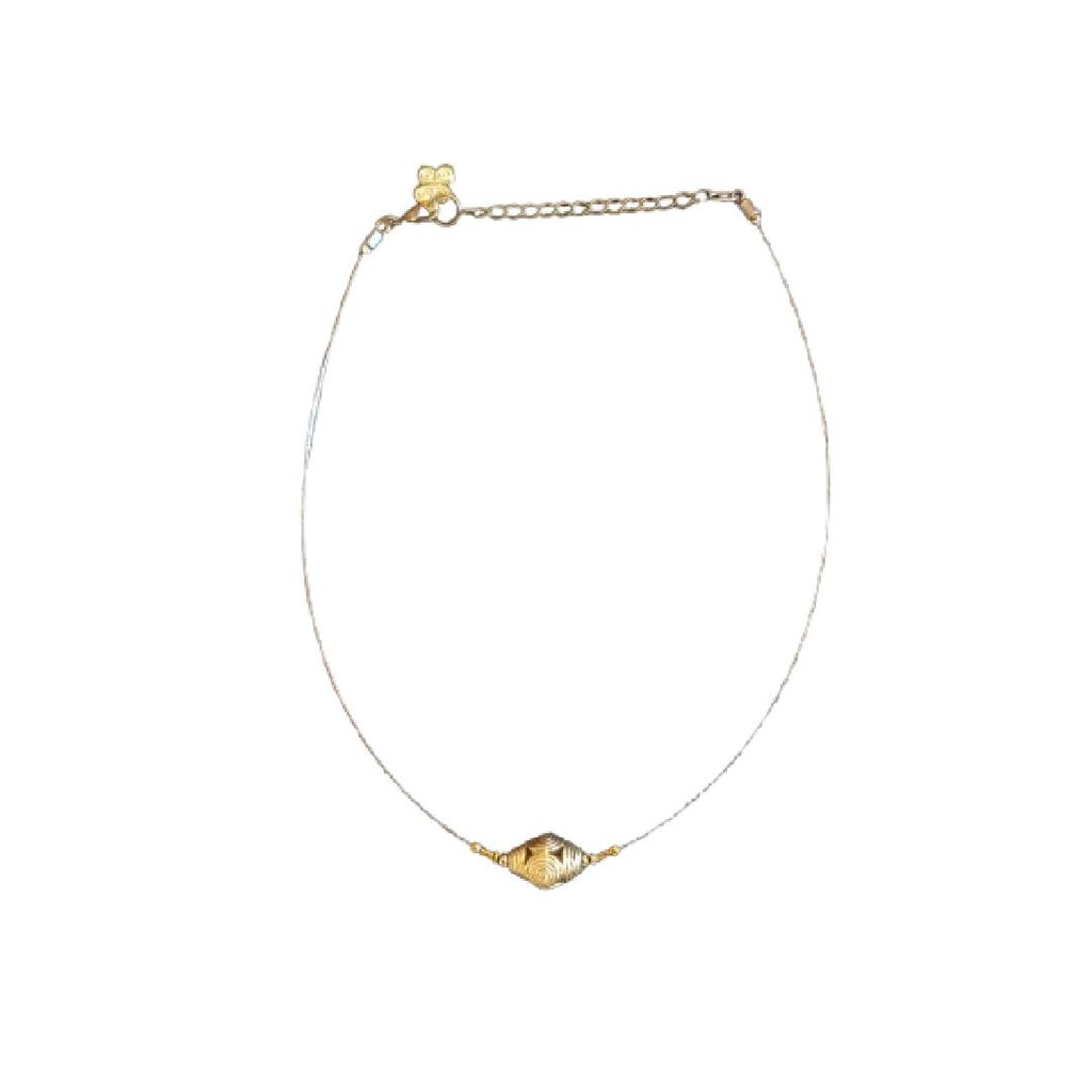 16 - TEA - C.0102 - Collier cable perle conique bronze.jpg