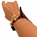 21 - Manchette bronze et coco avec pointe et vis portée.webp