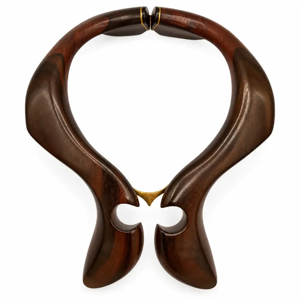 [10 - Collier serpent ébène] J010 - Collier