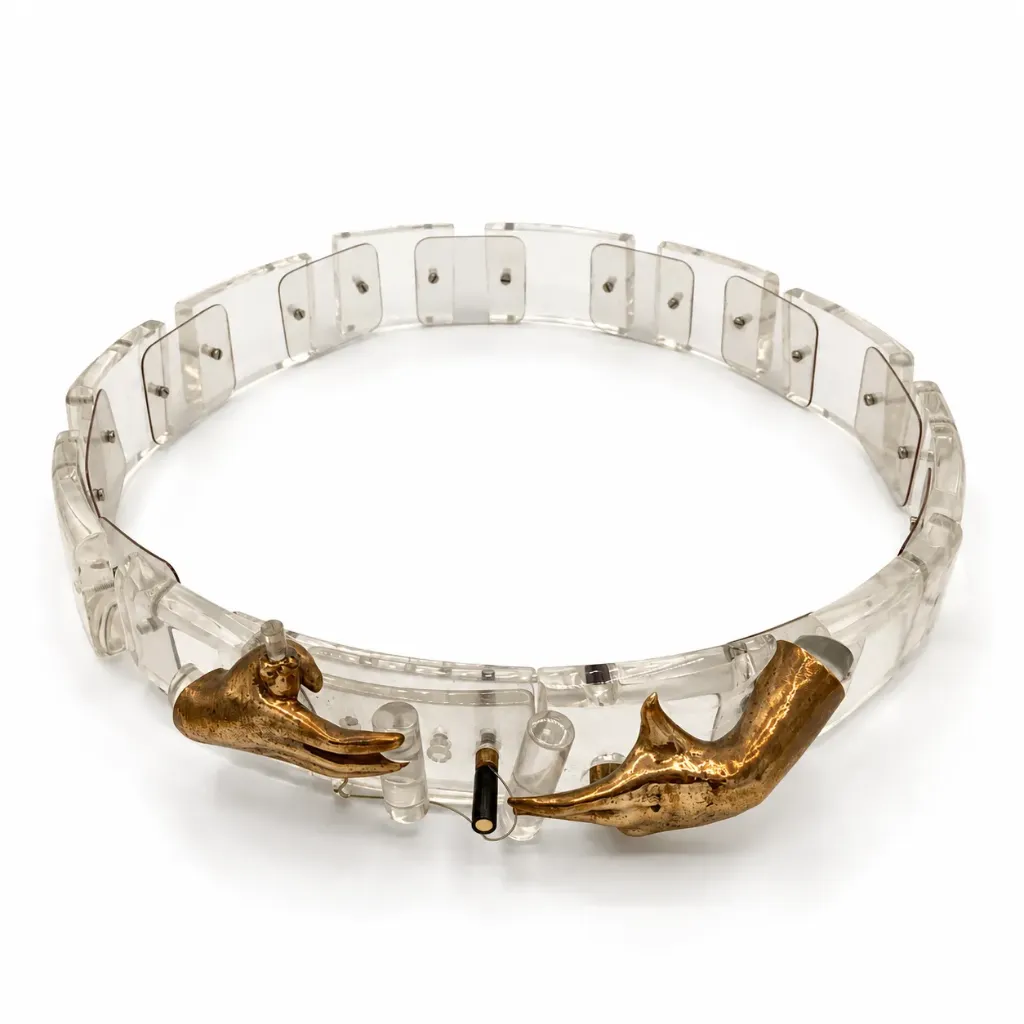 [11 - Ceinture plexiglas et laiton] J011 - Ceinture